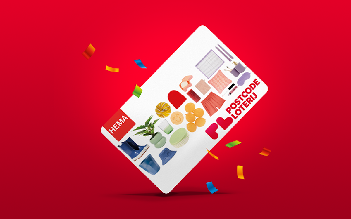 Speel de 1e maand GRATIS mee met de Postcode Loterij + ontvang een HEMA cadeaukaart t.w.v. €20